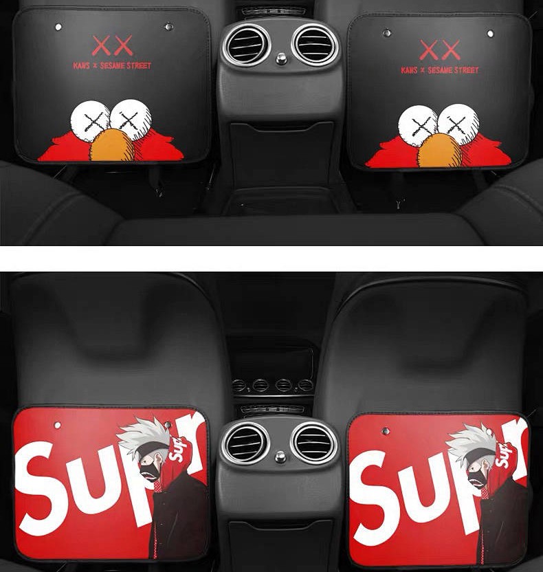Đệm họa tiết hoạt hình chống bụi bẩn và những va đập từ trẻ em cho mặt sau ghế ô tô 7C8U