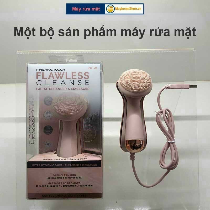 MÁY RỬA MẶT FLAWLESS CLEANSE PHIÊN BẢN MỸ