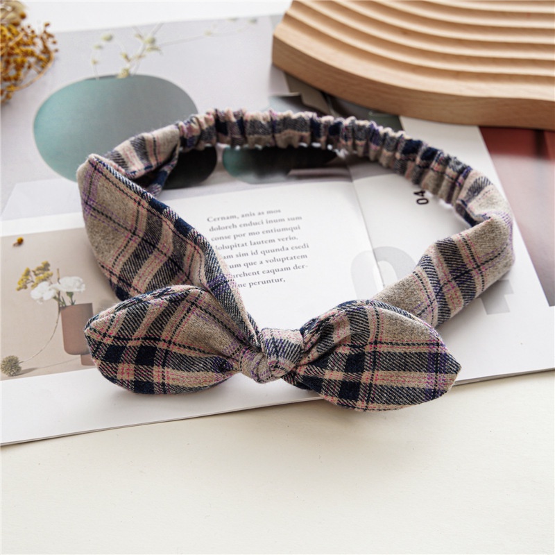 Băng Đô Tai Thỏ Họa Tiết Giáng Sinh Phong Cách Hàn Quốc Mới