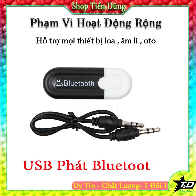 Usb Bluetooth kết nối mọi thiết bị- USb phát Bluetooth hỗ trợ nhiều thiết bị loa và âm li