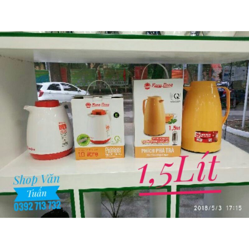 Phích nước Rạng Đông cao cấp 1,5 lít,Phích pha trà