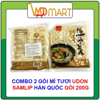 Combo 2 gói mì tươi udon samlip Hàn quốc 200g/gói