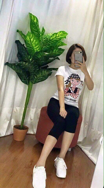 Quần legging ngố 4 túi