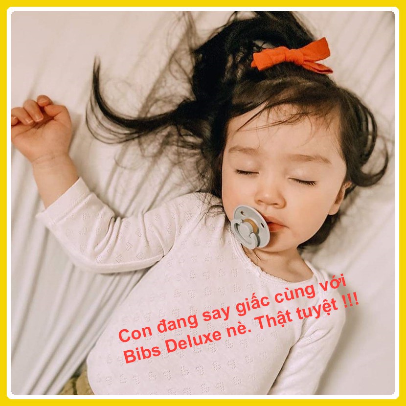 [Cam Kết Chính Hãng] Ti giả BIBS DELUX nhập khẩu Đan Mạch, ti ngậm cho bé