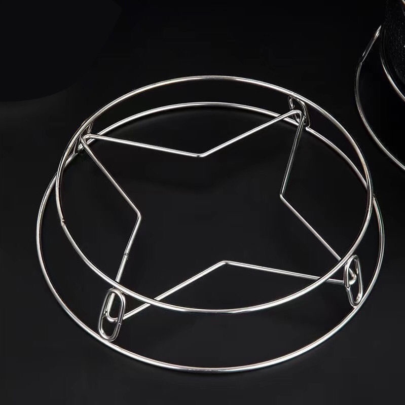 Rế Hấp-Rế Lót Nồi-Chảo Inox -Cách Nhiệt Hình Ngôi Sao 5 Cánh