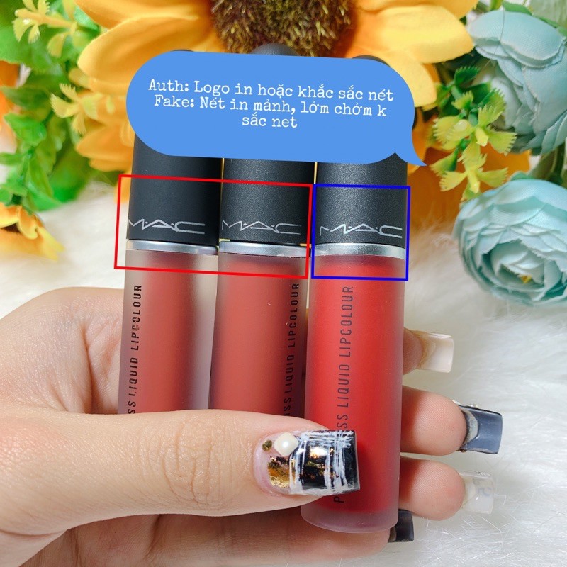 Son Mac Kem Powder Kiss Liquid Lipcolour, BST Son Kem Lì Mac Chính Hãng | Thế Giới Skin Care