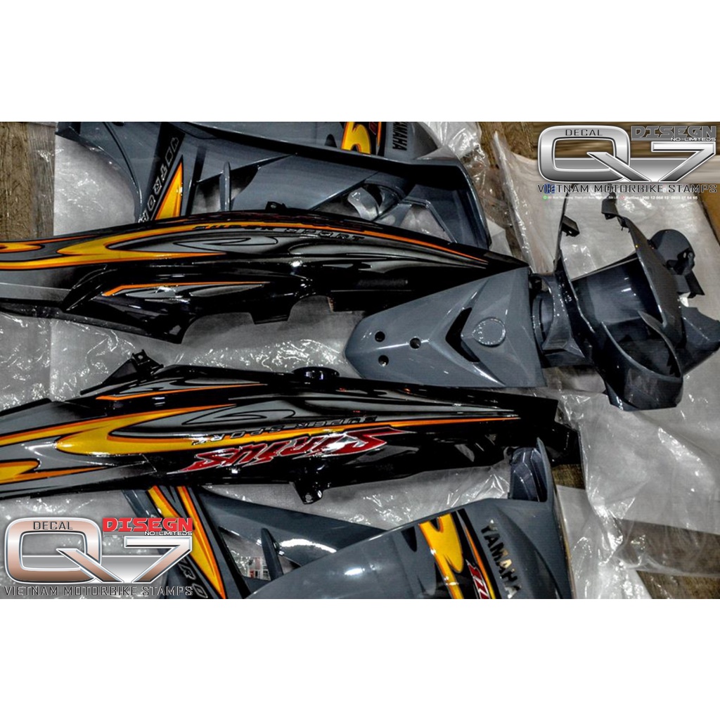 Tem Rời Sirius 110 Xi măng đen