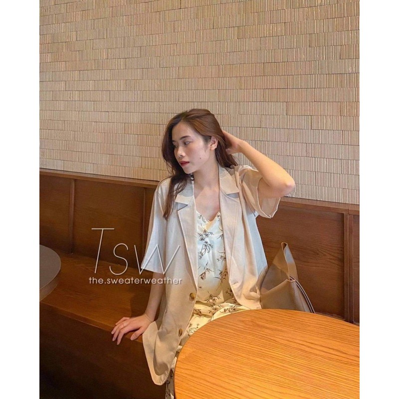Set váy áo❤️𝑭𝑹𝑬𝑬𝑺𝑯𝑰𝑷❤️SET BLAZER VÁY HOA NHÍ (giá rẻ chất đẹp) | BigBuy360 - bigbuy360.vn
