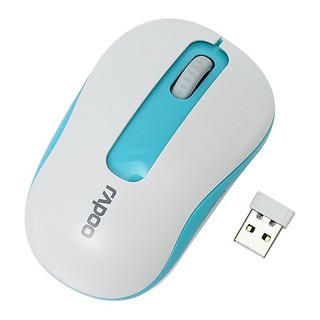 Chuột rapoo không dây m10- màu xanh