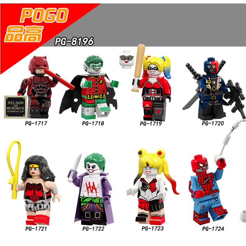 Minifigures Super Heroes Các Nhân Vật Siêu Anh Hùng Mẫu Mới