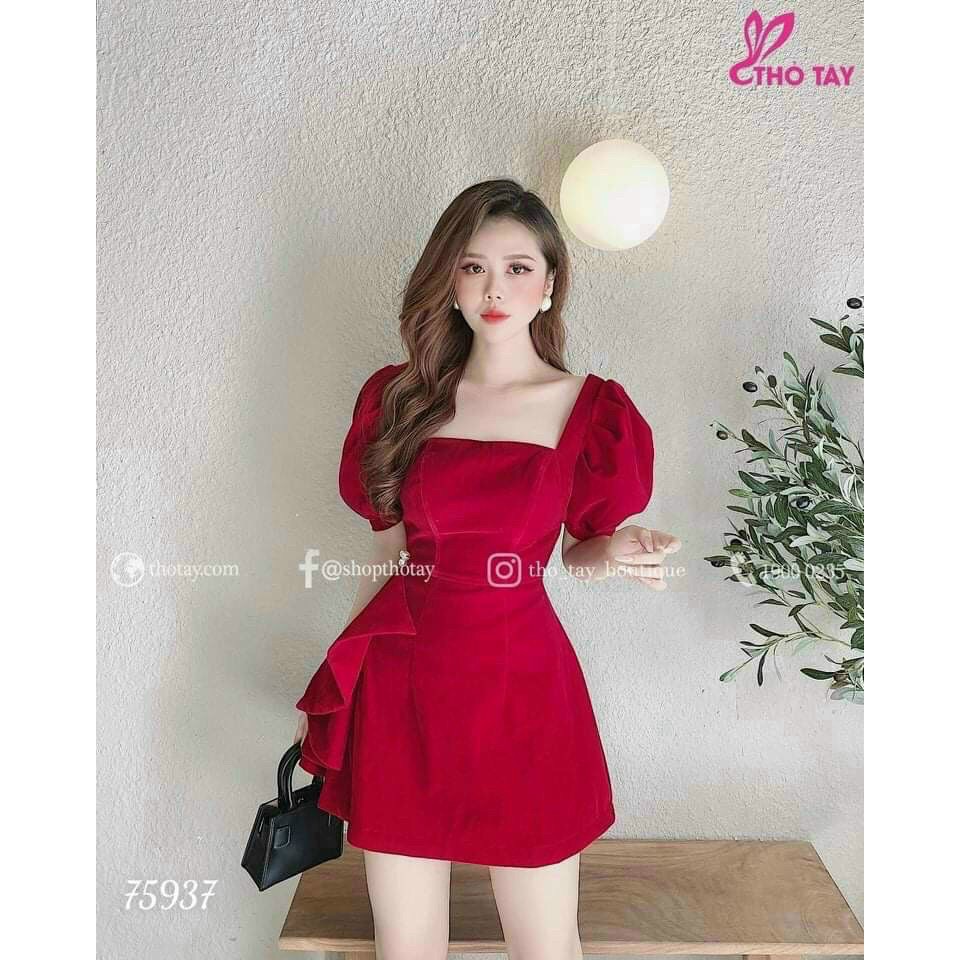 Váy Nữ Cá Tính, Đầm Xòe Dự Tiệc Sang Trọng Chất Vải Kate Ford Dày Dặn Phong Cách Trẻ Trung Thời Trang Nữ Hoàng Nhi | BigBuy360 - bigbuy360.vn