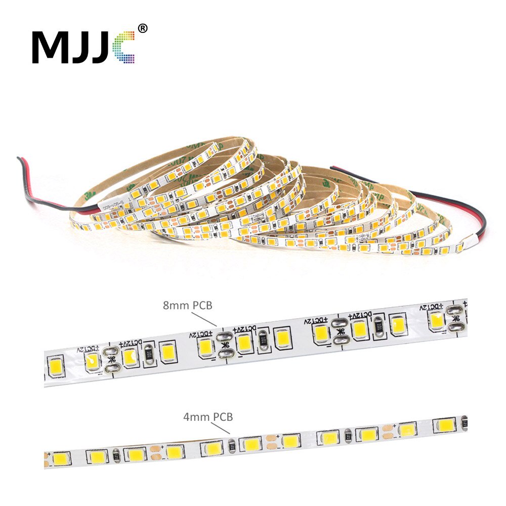 Cuộn Dây Đèn LED 12V SMD 2835 4MM 8MM Dài 5M Dùng Để Trang Trí Nội Thất
