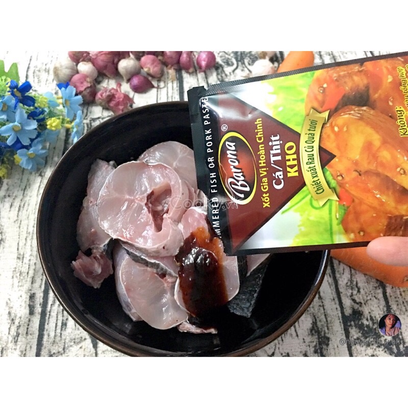 Xốt gia vị hoàn chỉnh Barona cá/thịt kho 80g
