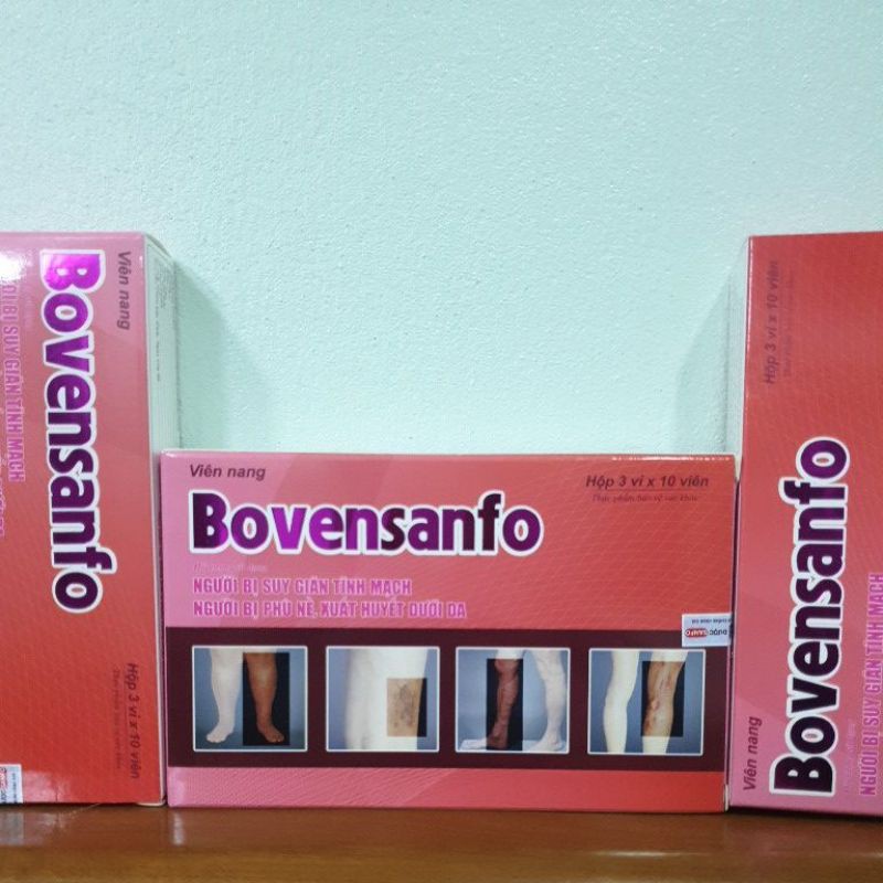 Bovensanfo- Hỗ trợ điều trị suy giãn tĩnh mạch, chuột rút, tê chân tay | Thế Giới Skin Care