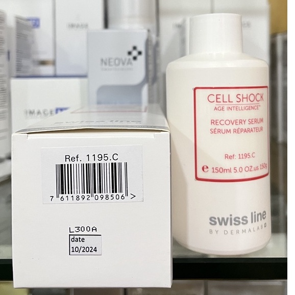 150ml Serum tế bào gốc Cao Cấp Swissline Cell Shock Age Intelligence Recovery Serum cho mọi loại da