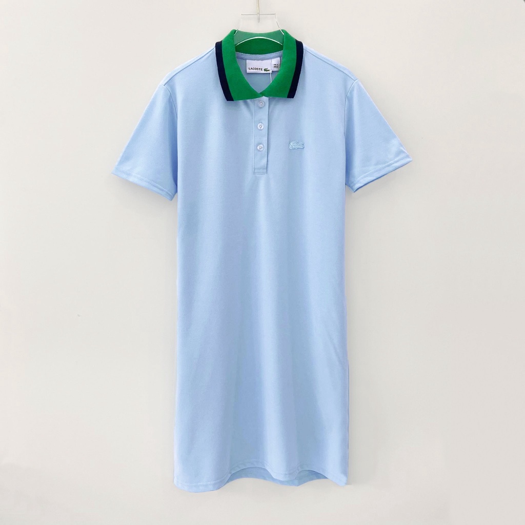 Đầm Suông Polo La.cos.te Chất Vải Mềm Mịn, Thoáng Mát