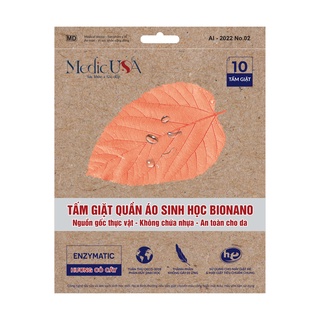 Tấm giặt quần áo sinh học BioNano MedicUSA hương cỏ cây