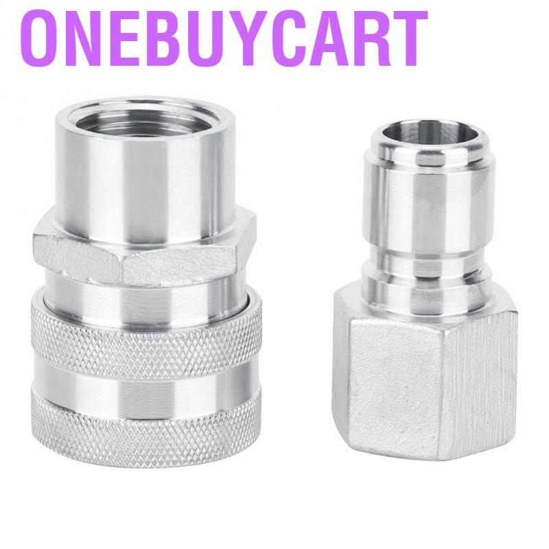 Đầu nối G1/2in tháo lắp nhanh chất liệu inox tiện dụng