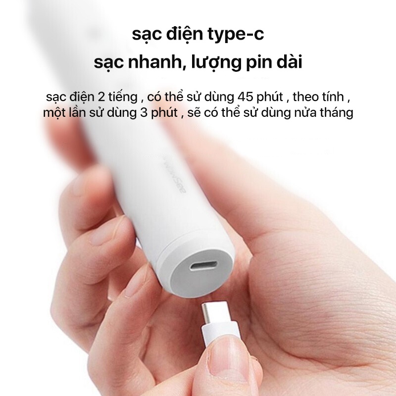 Máy Mài Móng Cầm Tay Xiaomi Showsee B2-W   - Máy Dũa Móng Tay  - Dùng Cho Người Lớn