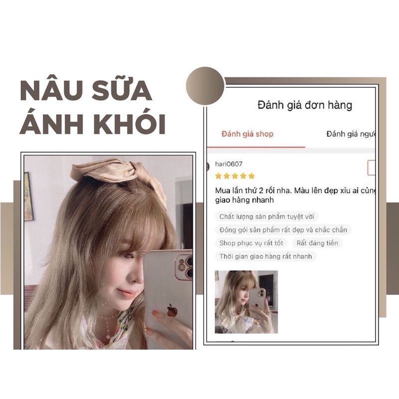 Thuốc Nhuộm Tóc Màu NÂU Không Tẩy | Chenglovehair, Chenglovehairs, Nataki