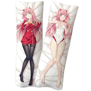 Vỏ gối vuông in hình anime darling in the franxx 02 dakimakura