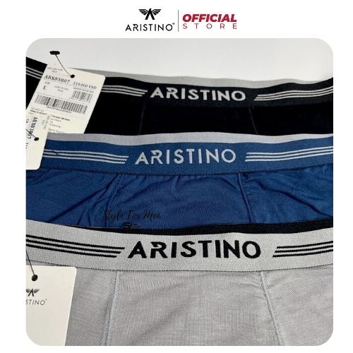 Quần sịp đùi nam boxer ARISTINO ABX03807 cạp to sợi tre kháng khuẩn thoáng khí thấm hút mồ hôi tốt