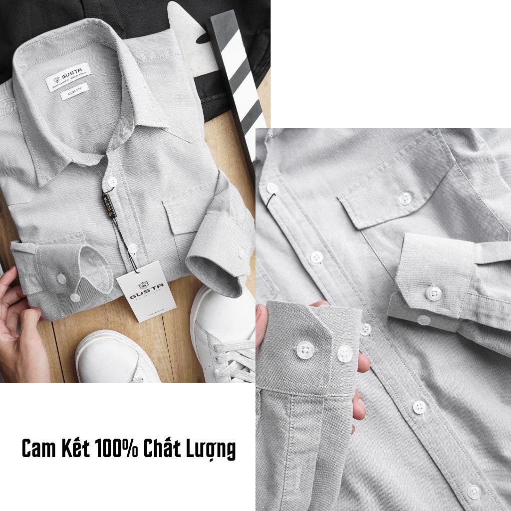 Áo Sơ Mi Nam Đẹp Trơn Flannel Tay Dài Trắng, Đen - Áo Sơ Mi Nam Hàn Quốc Kiểu Dáng Ôm Vải Dày - SM06-MANHOMME | BigBuy360 - bigbuy360.vn