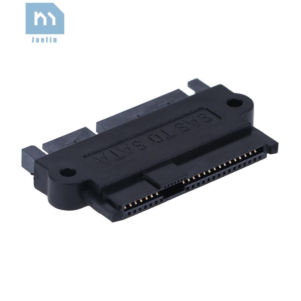 Jae•✈5Gbps SFF 8482 SAS to SATA 180 Degree Angle Adapter Converter Straight Head☸