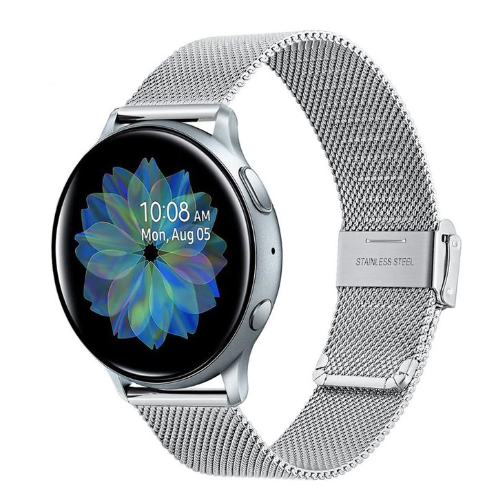 [Galaxy Watch Active 2] Dây đeo thép Milanese khóa cài Samsung Galaxy Watch Active 2