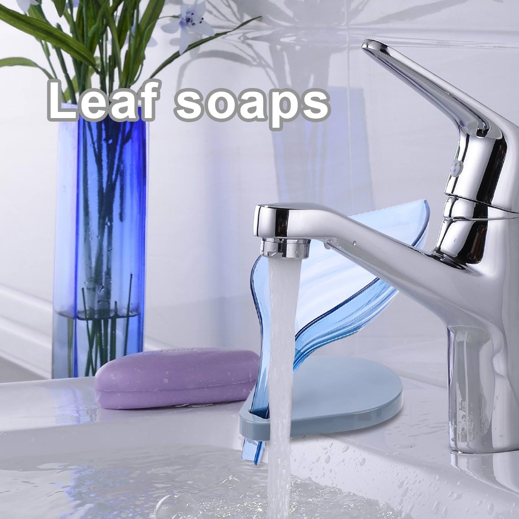 Giá Để Xà Phòng Hình Chiếc Lá Độc Đáo