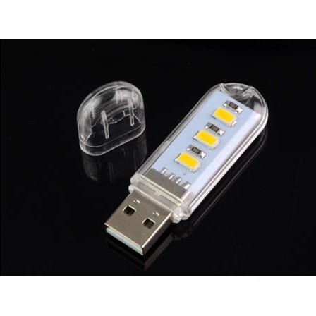Đèn USB 3Led siêu nhỏ [ĐƯỢC XEM HÀNG TRƯỚC KHI THANH TOÁN] capdungtailieu
