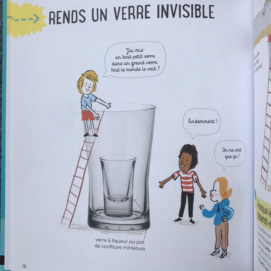 Sách đọc thiếu nhi tiếng Pháp: La science est dans le verre (Khoa học có trong thủy tinh)