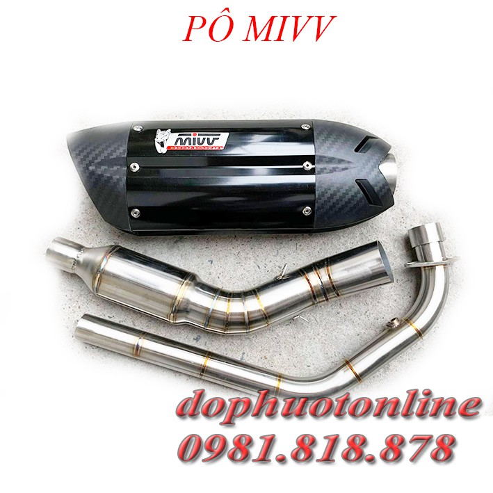 Pô MIVV - Fullbox đủ phụ kiện - Họng 51mm <DPOL>