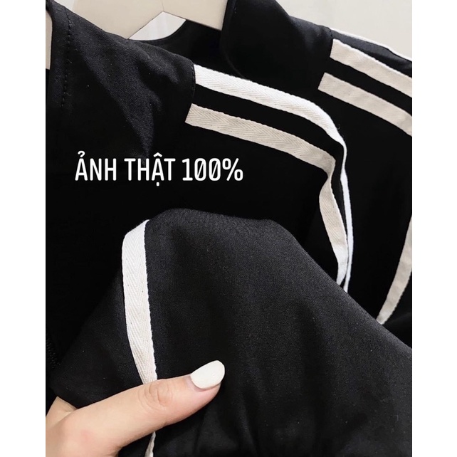 ÁO KHOÁC NỈ 3 SỌC UNIFORM TO KHÔNG MŨ [ RẺ VÔ ĐỊCH ] | BigBuy360 - bigbuy360.vn