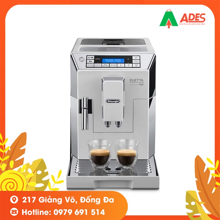 [Mã 154ELSALE2 giảm 7% đơn 300K] Máy Pha Cà Phê Delonghi ECAM45.760.W - Bảo Hành Chính Hãng 12 Tháng