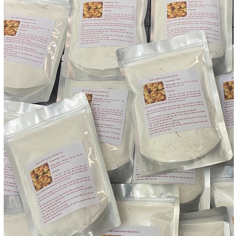 Bột làm bánh Tôm Hồ Tây/ Bột chiên bánh Tôm Hồ Tây/ Bột làm bánh.