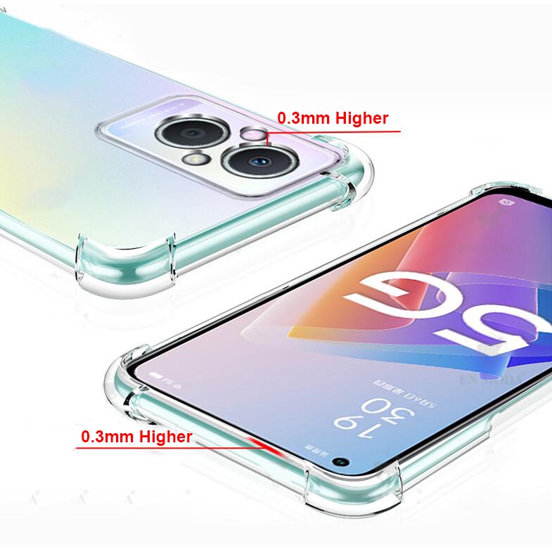 Ốp Điện Thoại Silicon TPU Mềm Trong Suốt Chống Sốc Cho OPPO Reno 7Z 8Z 5G