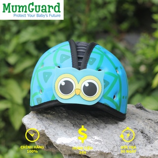 Mũ bảo hiểm bảo vệ đầu cho bé tập đi, bé đi xe đạp Mumguard Cú Mèo 1- 5 tuổi.