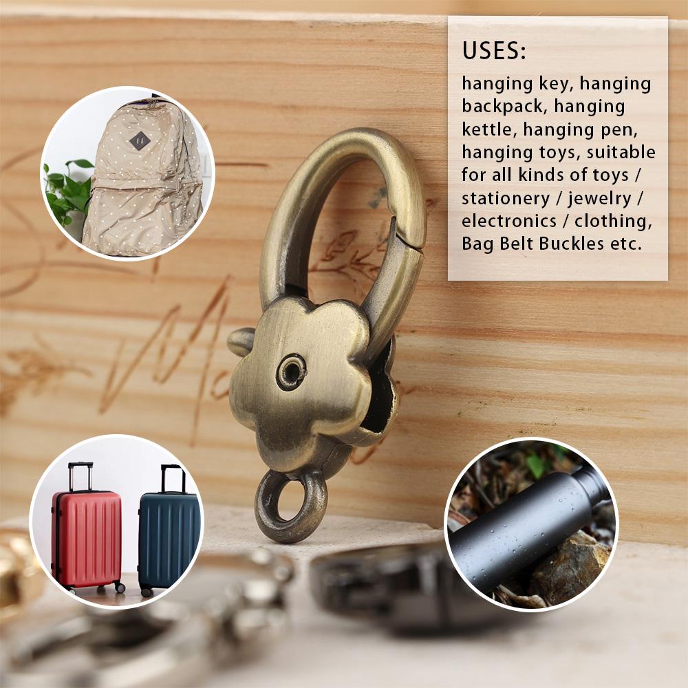 YEW Bộ 2 Móc Khóa Dây Túi Xách Hình Hoa Mận Chất Lượng Cao DIY
