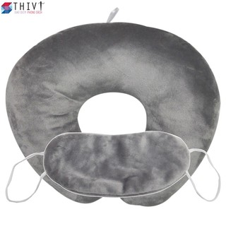 Combo gối chữ U và bịt mắt - THIVI