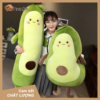 Gối ôm bơ dài - chất miniso êm ái, mịn mướt - Nhà Gấu