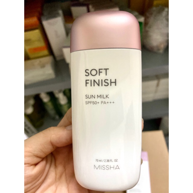 Kem chống nắng Missha Soft Finish Sun Milk SPF 50 PA+++(70ml)