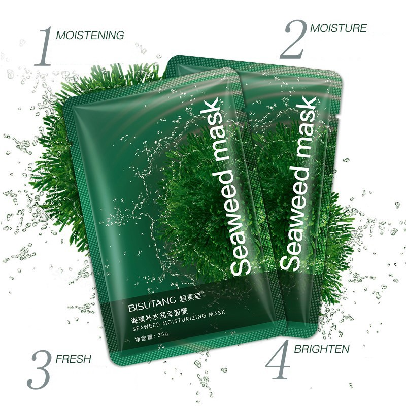 [Hàng mới về] Mặt nạ rong biển giúp dưỡng ẩm và se khít lỗ chân lông