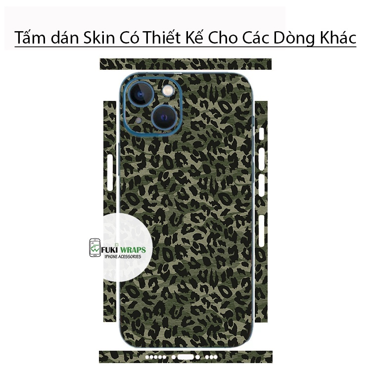 Tấm dán Skin Mặt Sau FULL VIỀN Dành Cho13prm , 12prm , 11prm , x, xsm , 7p , ip11 , ip12 , ip13 - FukiShop