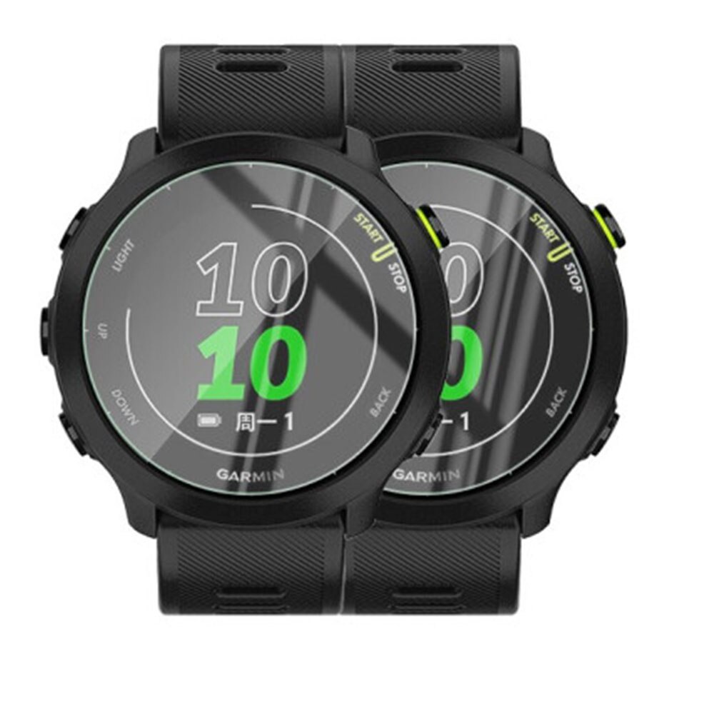 Set 2 kính cường lực bảo vệ màn hình cho đồng hồ thông minh Garmin Forerunner 158 55 9h Lte 2.5d