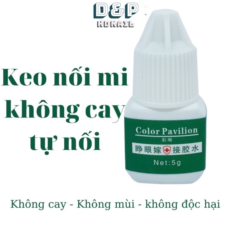 Keo nối mi không cay tự nối , không mùi , không kích ứng Color Pavilion