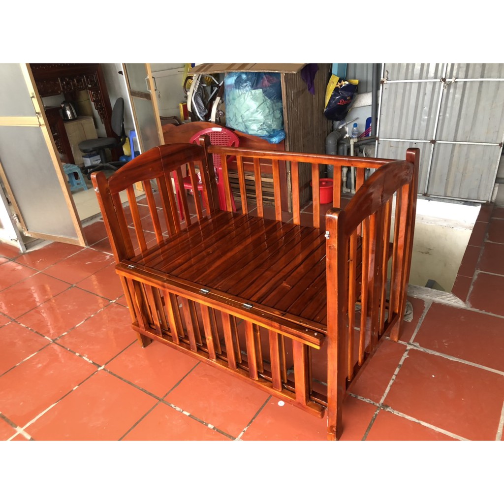 Giường cũi cho bé giá rẻ, cũi gỗ sồi giá rẻ, cũi đã qua sử dụng nhưng còn rất tốt mới 95%, cũi 2 tầng cho bé, cũi giá rẻ