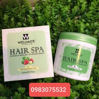 Hấp Dầu Siêu Mượt Phục Hồi Tóc COLLAGEN WELLMATE 500ML - Hấp 1 Sao