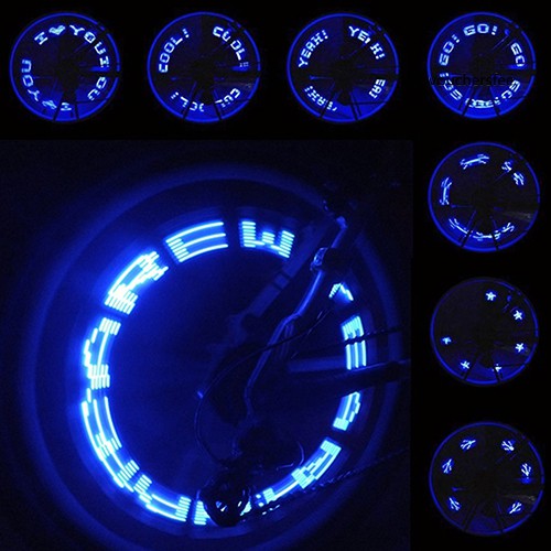 Đèn LED 7 bóng gắn van bánh xe đạp độc đáo cao cấp
