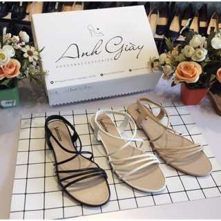 Sandal bệt quai mảnh nhiều quai hàng xuất cực xinh giày nữ xinh